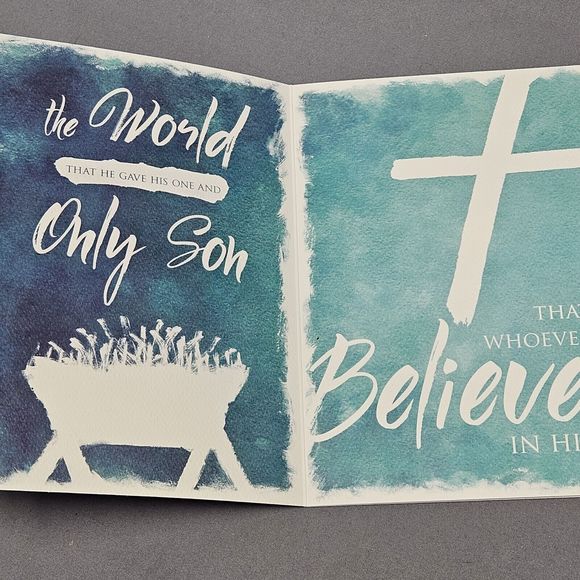 Pack Of 7 Religious Expanding Christmas Cards & Envelopes By Discovery House - Picture 3 of 7